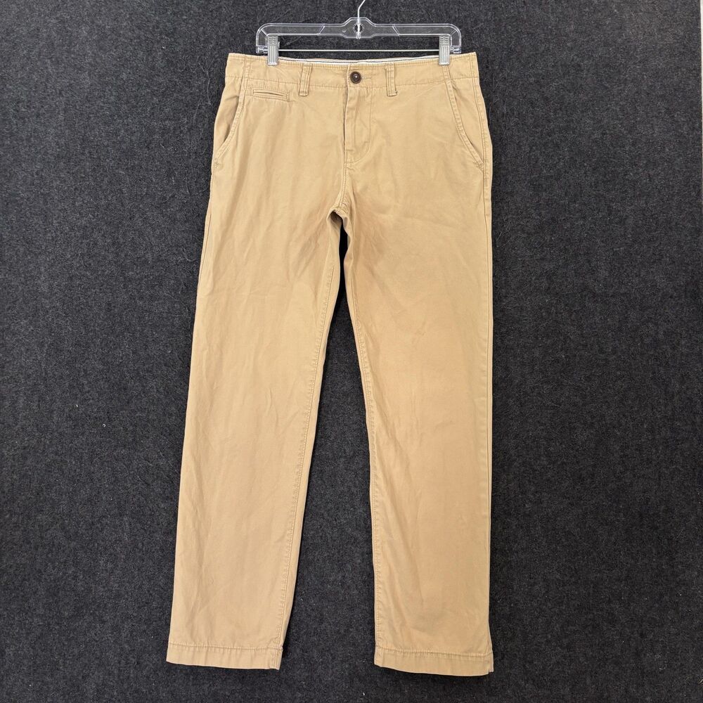 American Eagle Outfitters Original Straight Pants Men's 32x30 Khaki Chino Casual